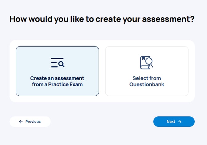 Create An Assessment