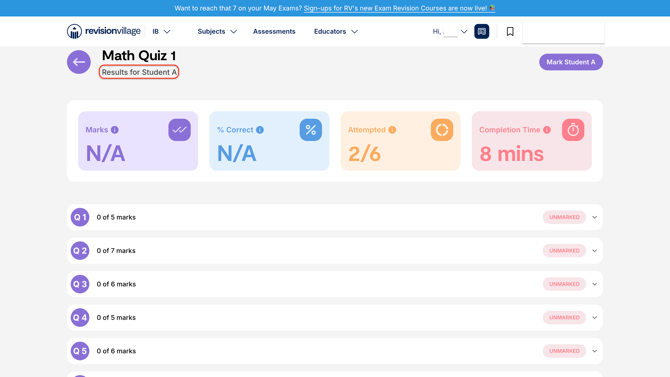 Student Individual data 1 2